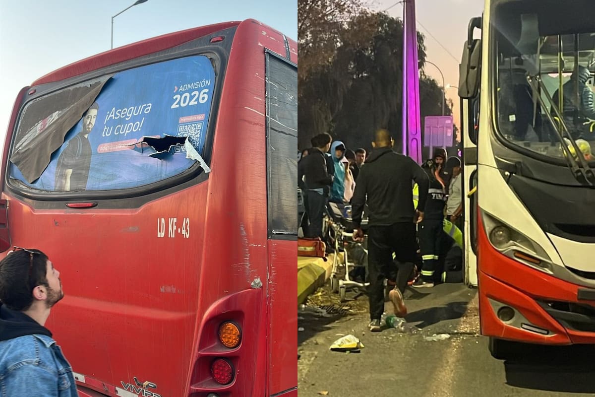 Su bus fue apedreado tras el duelo en Chillán.