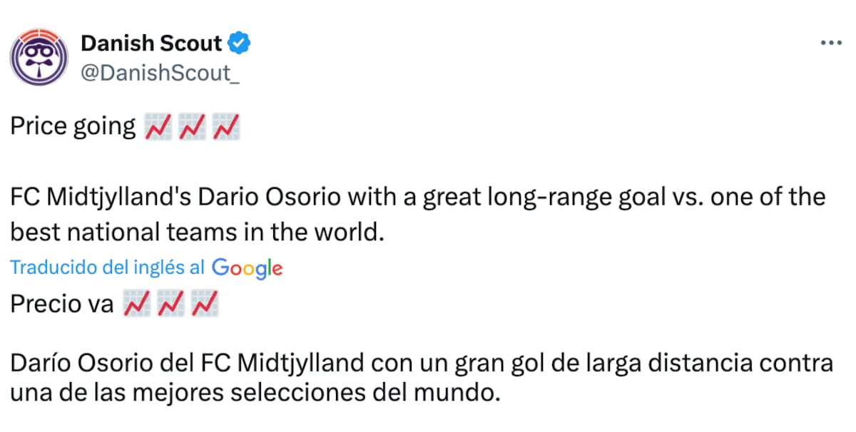 Hinchas de todo el mundo alaban a Darío Osorio