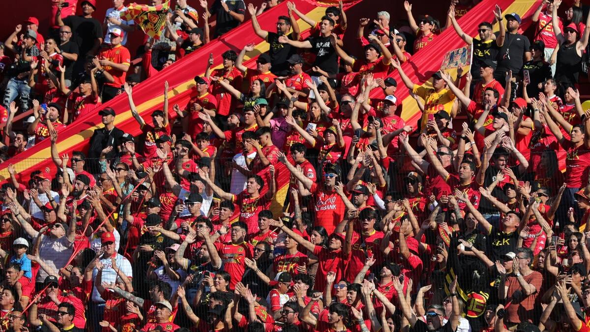 Con fuerte mensaje a los dirigentes: hinchas de Unión Española obligaron a detener el partido en Santa Laura