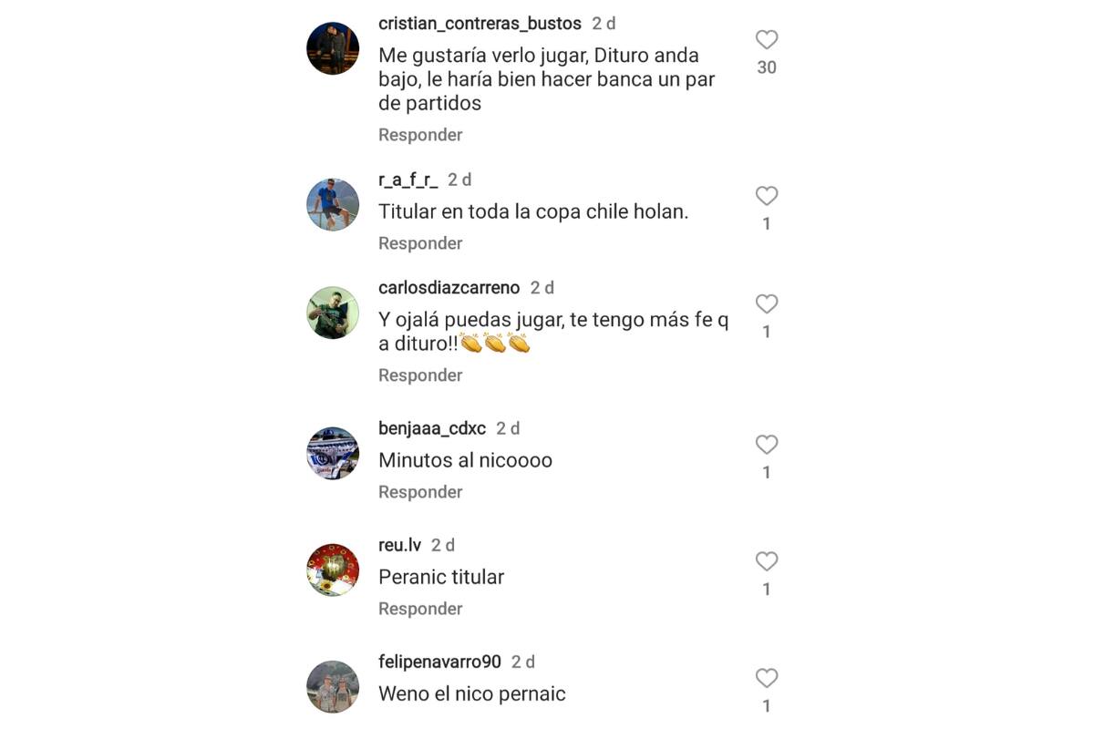 Hinchas de Universidad Católica en Instagram.