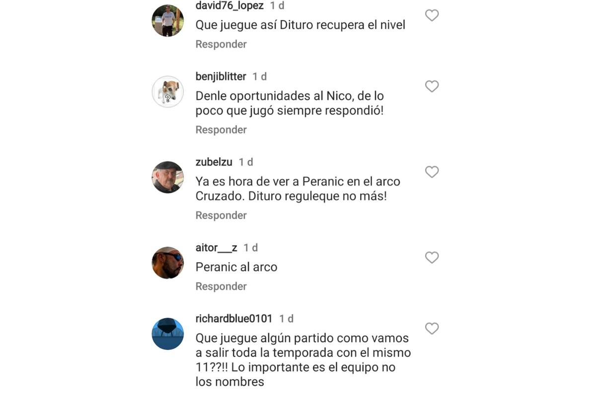 Hinchas de Universidad Católica en Instagram.