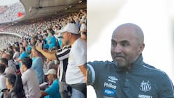 El registro viral de la hinchada del Santos pidiendo por Jorge Sampaoli en pleno partido