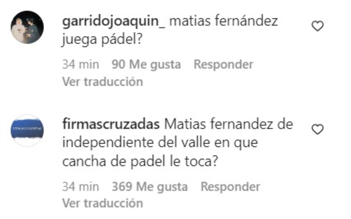 Hinchas de La Roja piden a Matías Fernández a través de Instagram