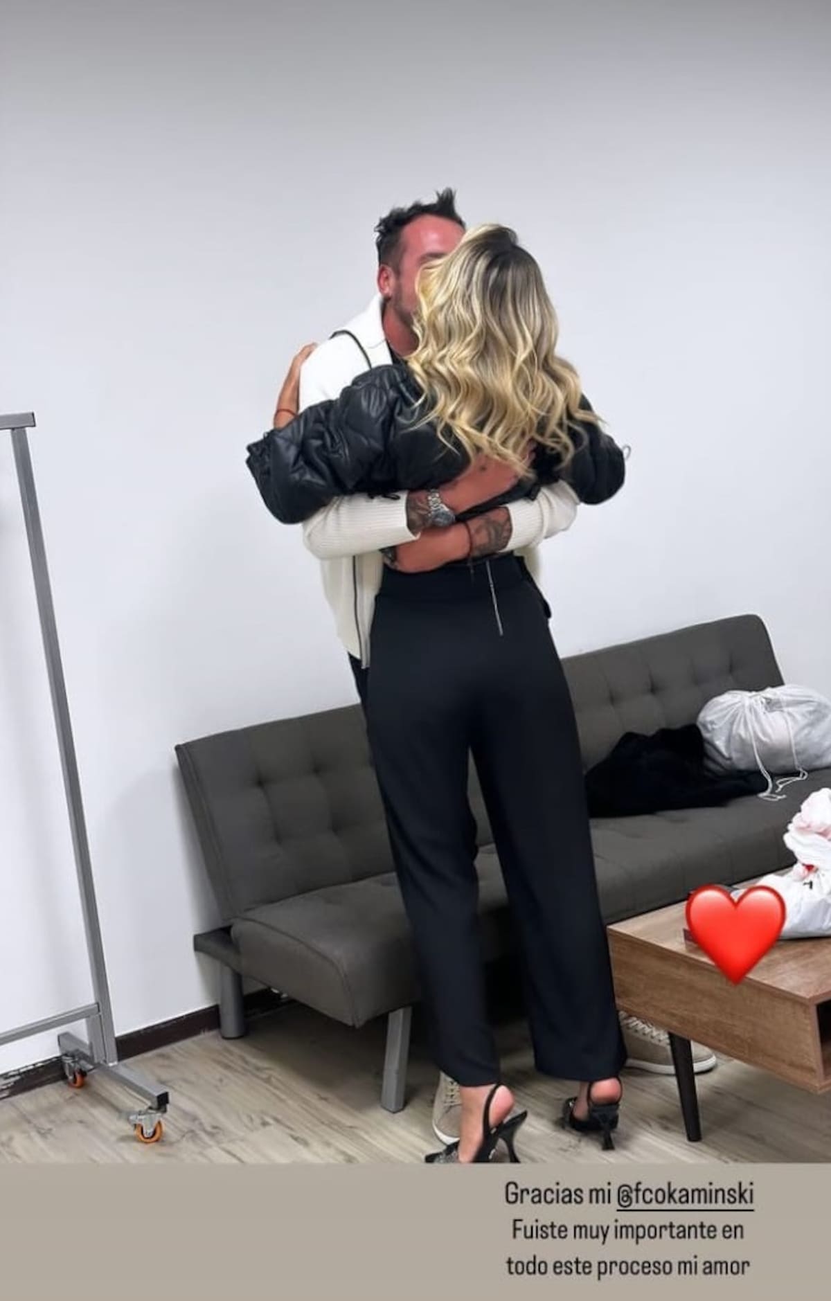 Camila Andrade agradeció a Francisco Kaminiski. Créditos: Instagram