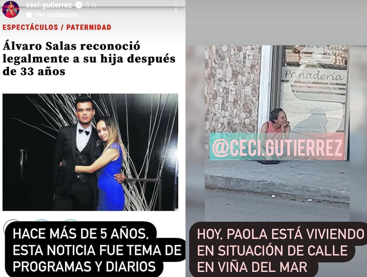 Historia de Cecilia Gutiérrez. Créditos: Instagram