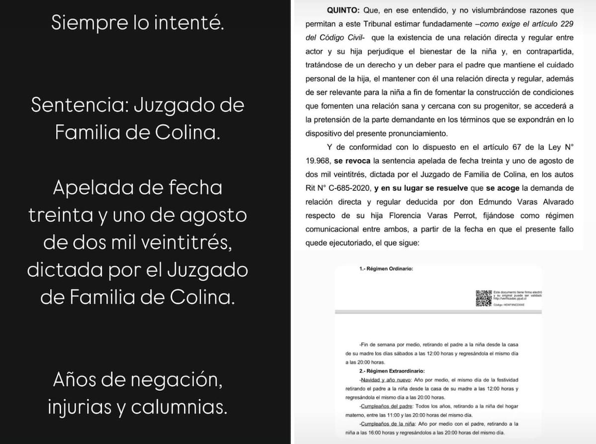 Historia de Edmundo Varas. Créditos: Instagram