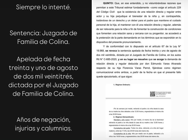 Historia de Edmundo Varas. Créditos: Instagram