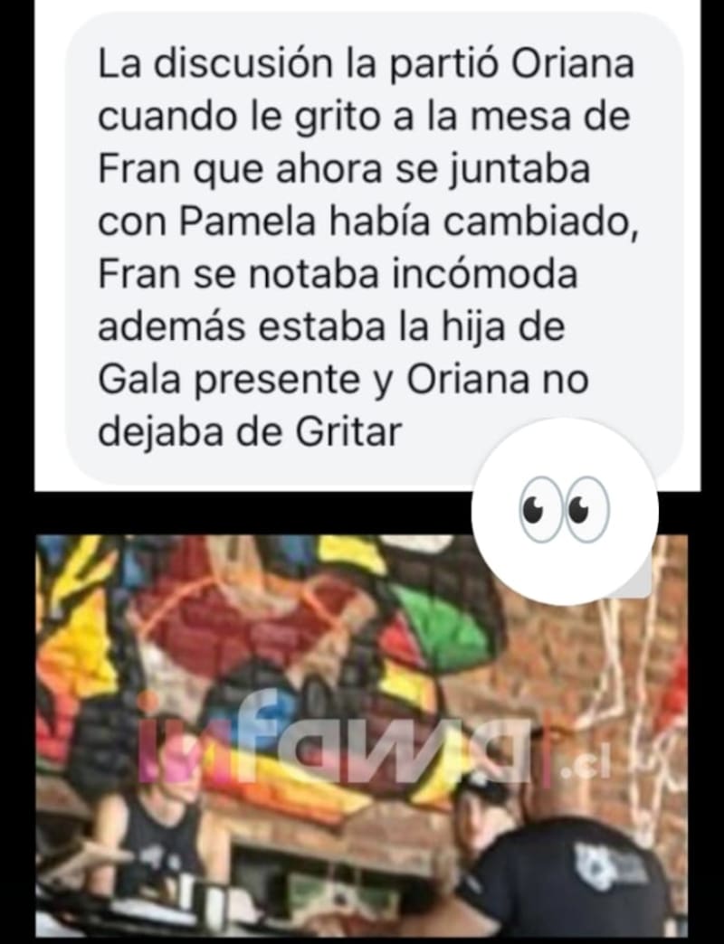 Oriana Marzoli habría enfrentado a Fran Maira. Créditos: Instagram