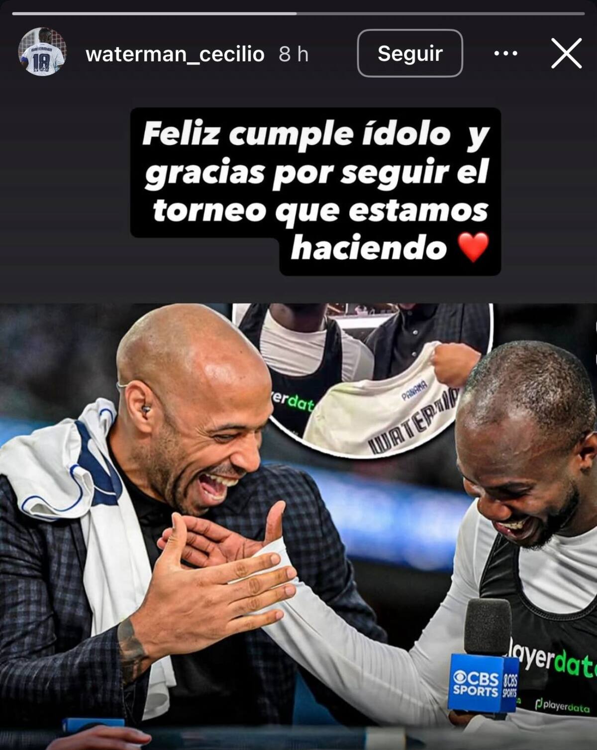 El delantero paraguayo reveló que Thierry Henry ha seguido la campaña de Coquimbo Unido.