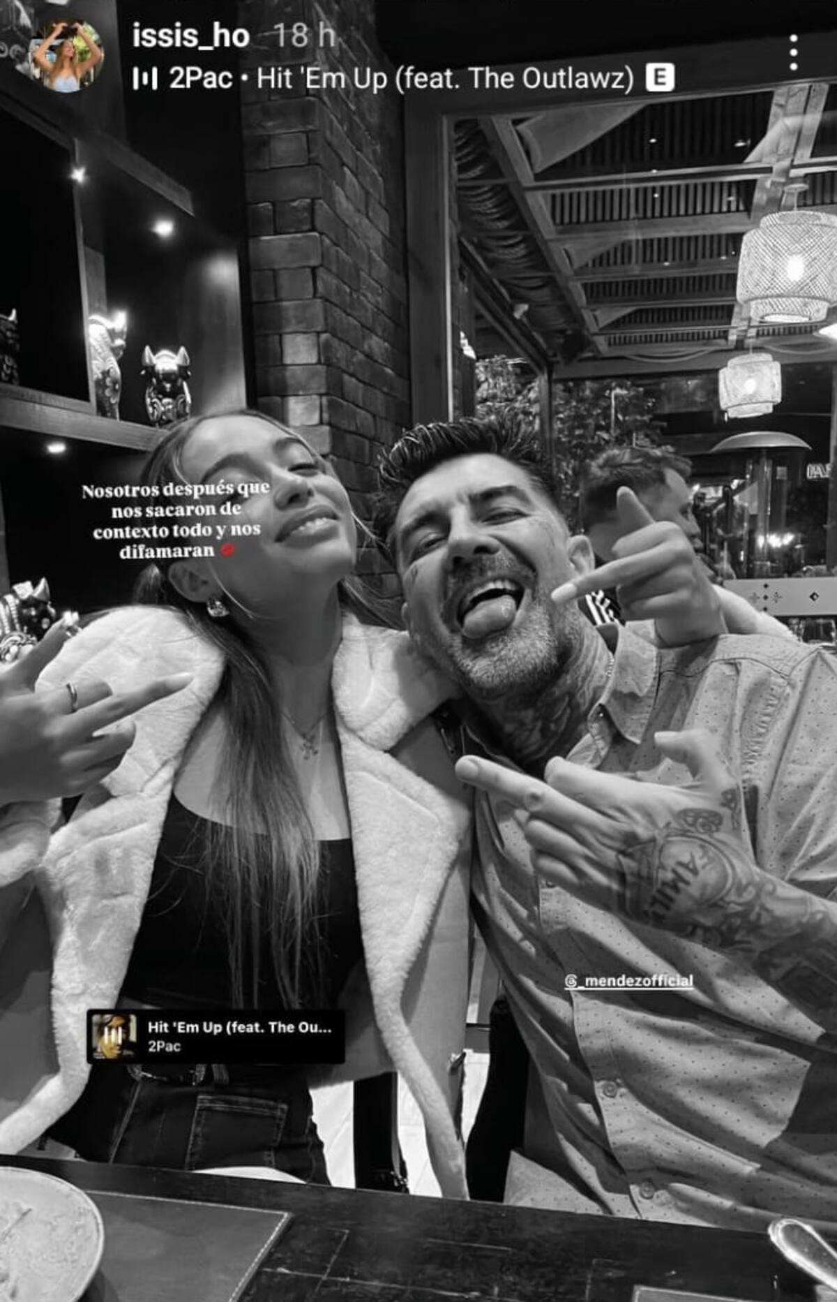 Historia de Issis Méndez. Créditos: Instagram