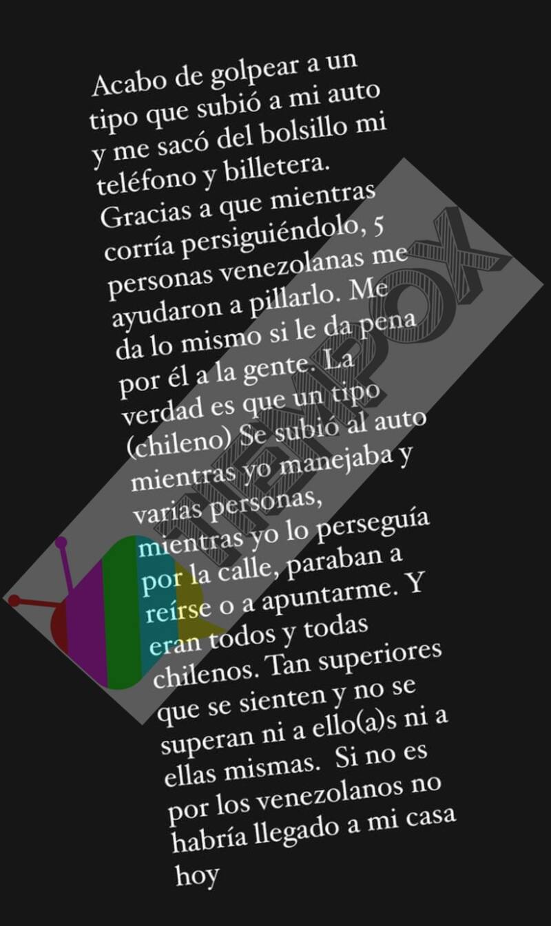 El actor logró recuperar sus pertenencias. Créditos: Instagram