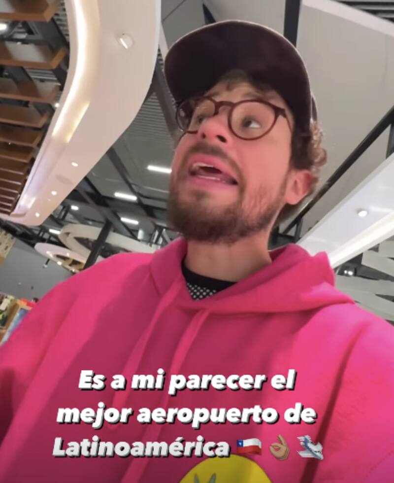 La reacción de Luisito Comunica al ver el aeropuerto de Santiago