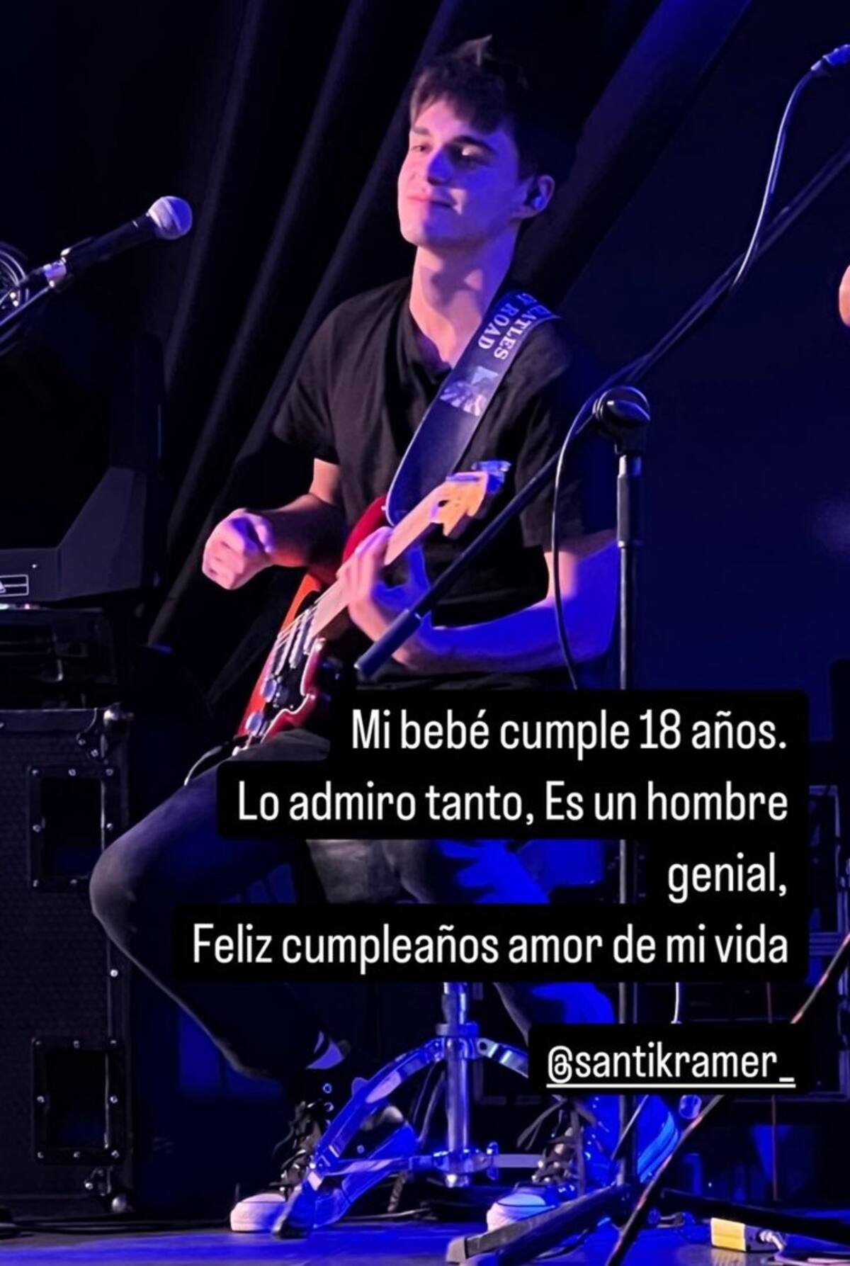 La cantante elogió a su hijo en su día especial. Créditos: Instagram