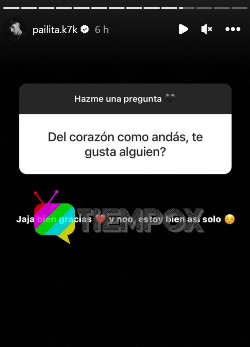 Historia Pailita / Créditos: Instagram
