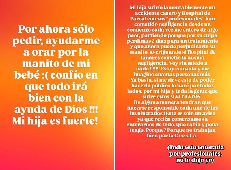 La influencer buscará que los involcurados se hagan responsables. Créditos: Instagram