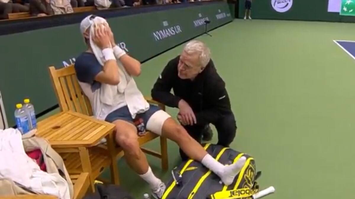 VIDEO | Gravísima lesión: el momento en el que Holger Rune se rompió el tendón de Aquiles