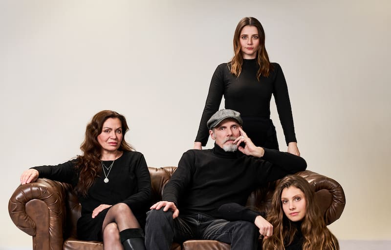 con Solange Lackington, Bastián Bodenhöfer, Octavia Bernasconi y Magdalena Müller