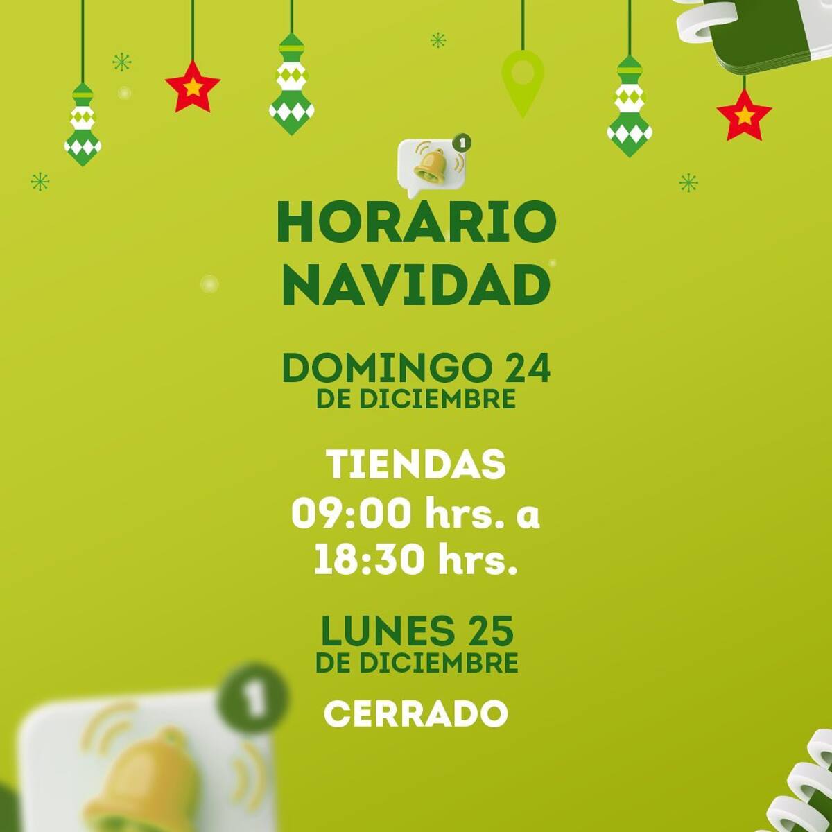 A través de sus medios oficiales, Tottus confirmó que estos serán sus horarios durante esta Navidad.