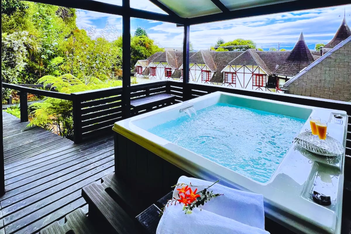 Un espacio de lujo para hospedar en Frutillar Bajo. Foto: Hotel Boutique Frutillar.