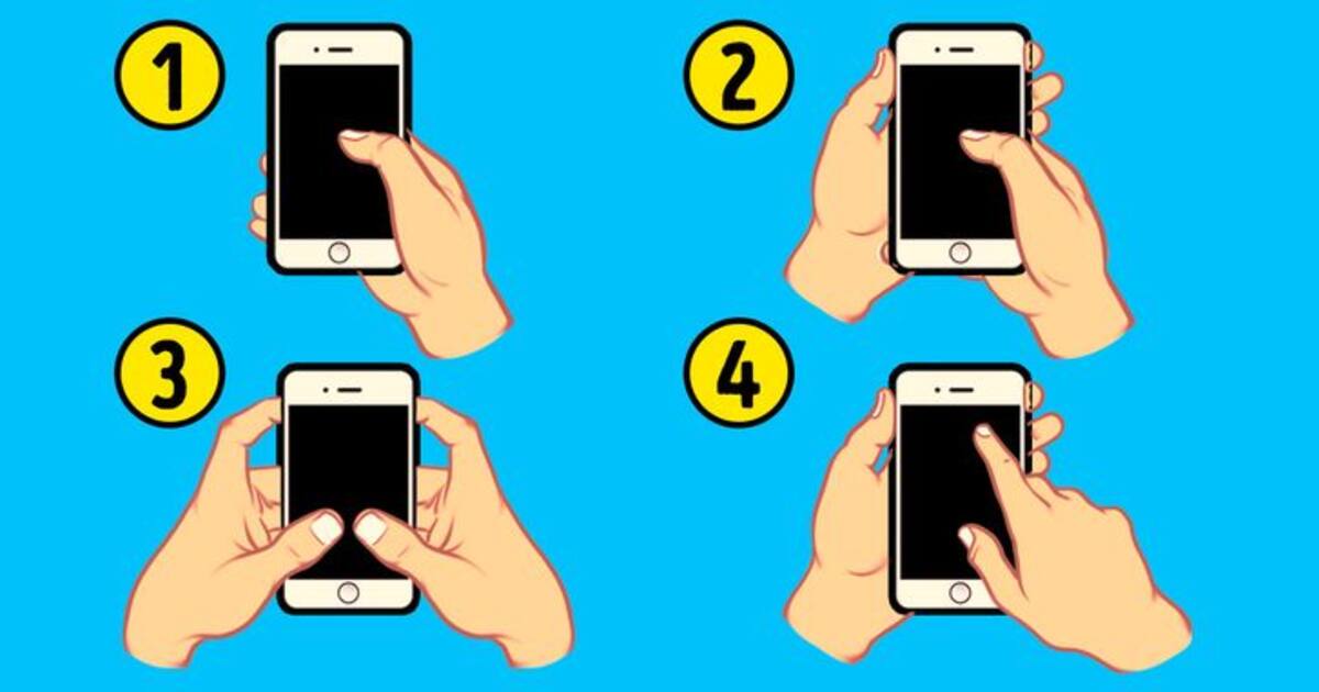 Test de personalidad: ¿Cómo sostienes tu celular? - brightside.me