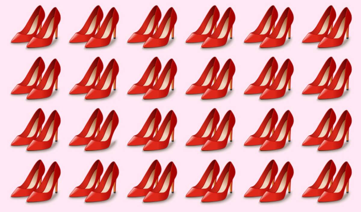 Acertijo visual: ¿Puedes identificar los tacones distintos? - brightside.me