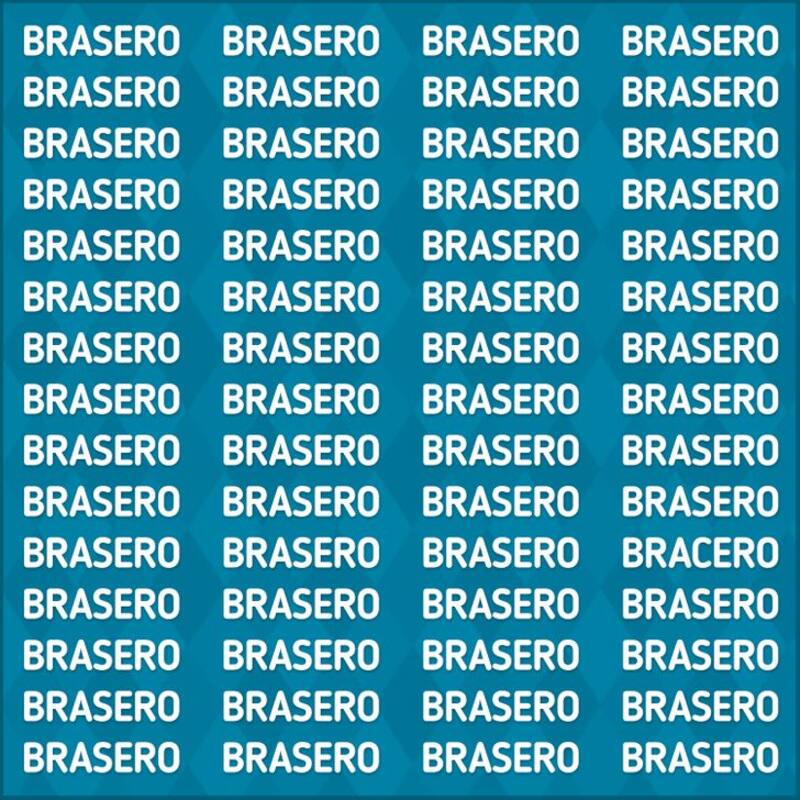 ¿Eres capaz de encontrar la palabra que no dice "BRASERO" en la imagen en menos de 10 segundos? - genial.guru