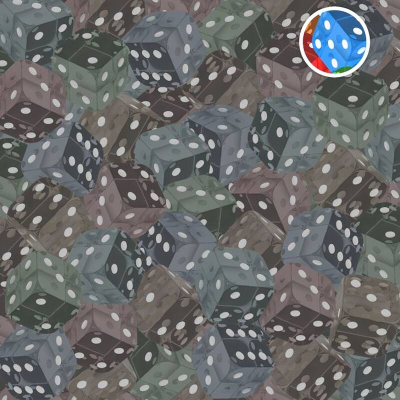 Solución: Puedes encontrar el dado que marque el numero 5 en menos de 10 segundos?. Crédito: Genial Guru.