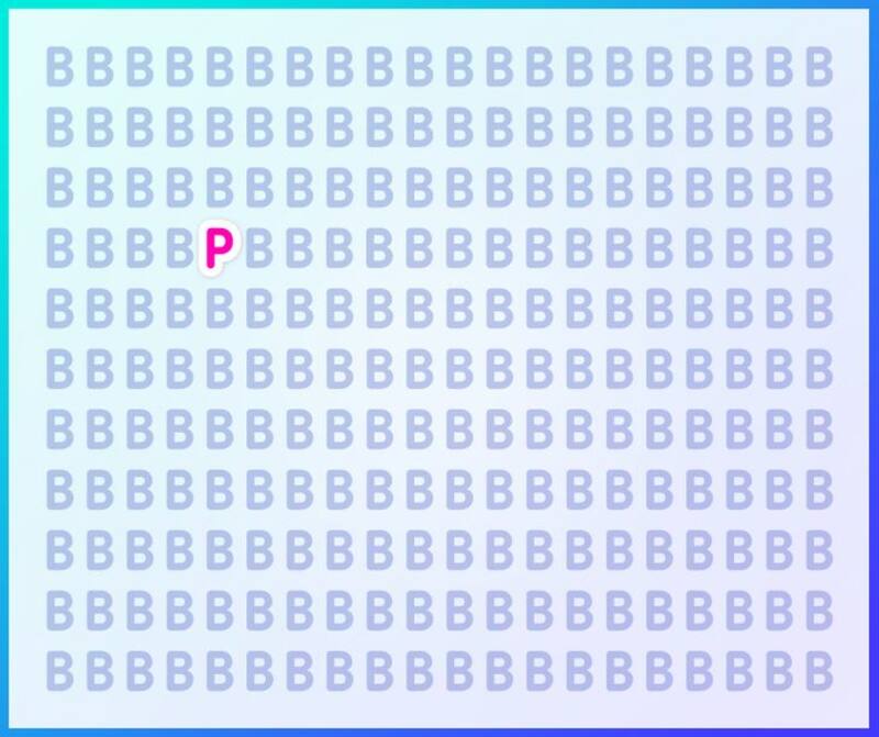 ¿Puedes identificar la letra diferente a la "B" que se oculta en la imagen? - genial guru