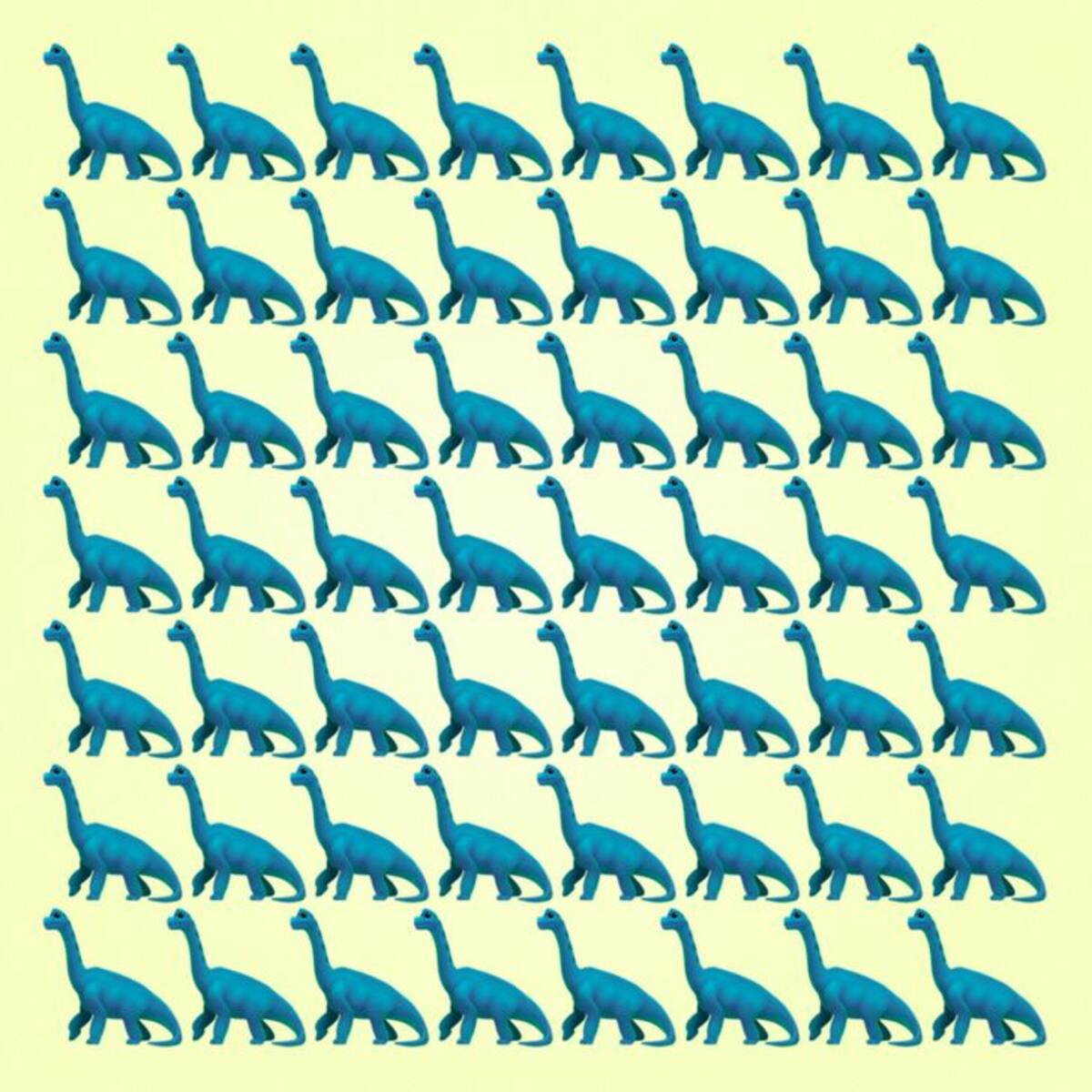Test visual: ¿Puedes encontrar el dinosaurio diferente? - genial.guru