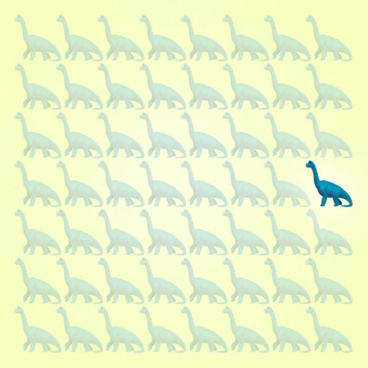 Solución: ¿Puedes encontrar el dinosaurio diferente? - genial.guru