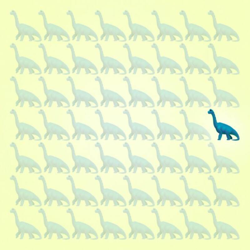 Solución: ¿Puedes encontrar el dinosaurio diferente? - genial.guru