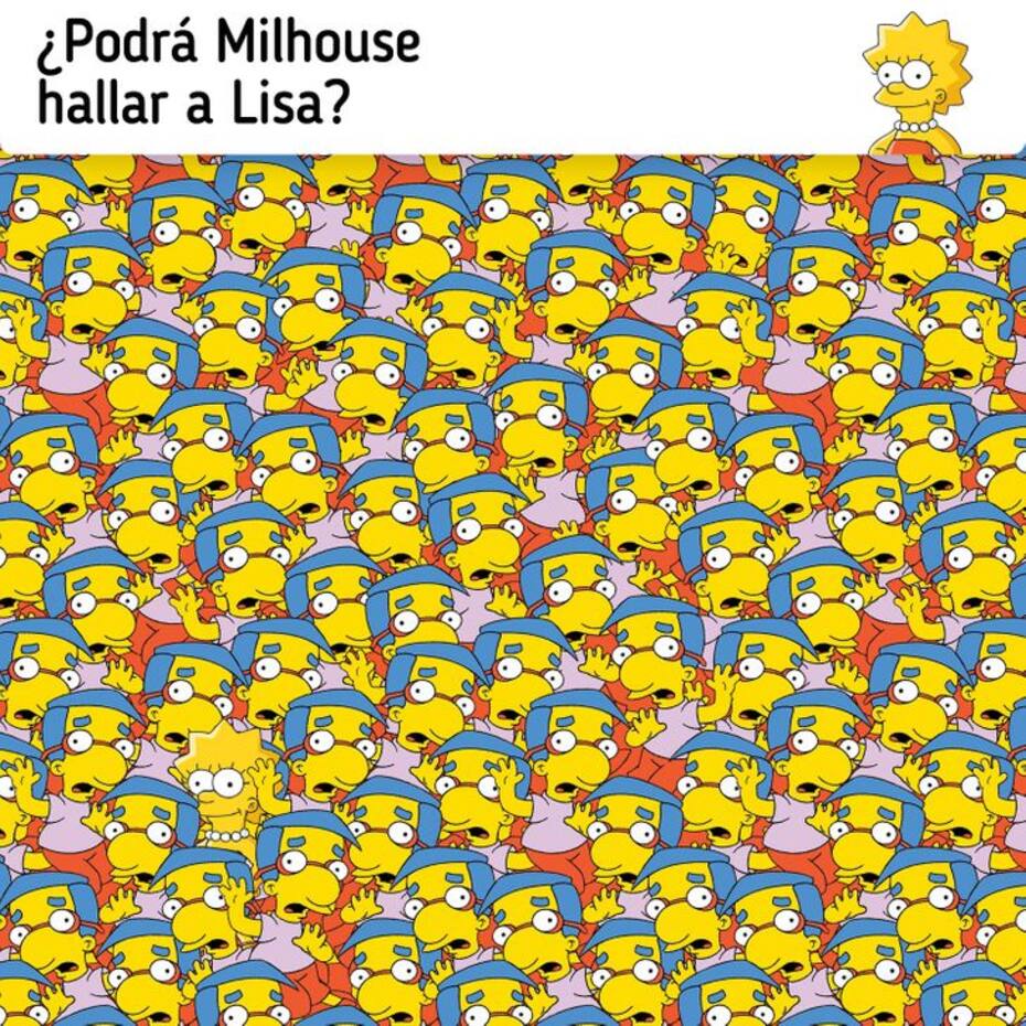 ¿Dónde está Lisa en la imagen? - genial.guru