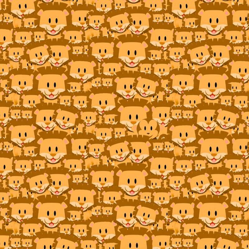 ¿Puedes encontrar el mono escondido en entre los leones? - genial.guru