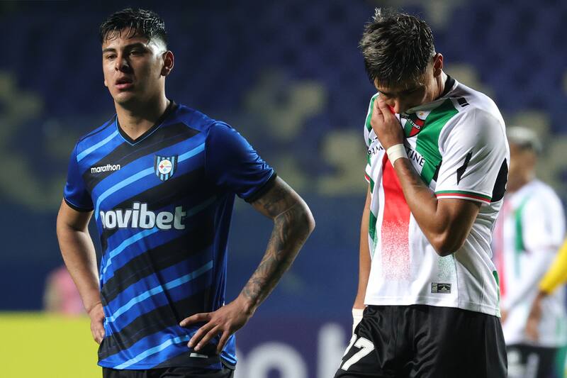 y Palestino tienen un gran problema para la ida de Copa Sudamericana. Fotos: Agencia Aton.