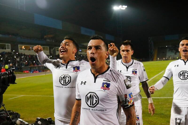 Futbol, Huachipato vs Colo Colo
Novena fecha, campeonato Nacional 2019
El jugador de Colo Colo Esteban Paredes celebra su gol contra Huachipato durante el partido de primera division disputado en el estadio Cap de Talcahuano, Chile.
20/04/2019
Alejandro Zonez/Photosport
Football, Huachipato vs Colo Colo
9th date, 2019 Chilean National Championship
Colo Colo's player Esteban Paredes celebrates after scoring against Huachipato during the first division match held at the Cap stadium in Talcahuano, Chile.
20/04/2019
Alejandro Zonez/Photosport