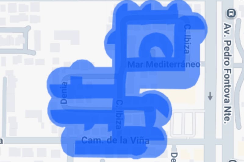 Este es el sector de la comuna que no tendrá suministro eléctrico.
Créditos: Enel.