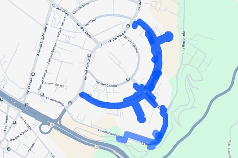 En este sector de la comuna, los cortes de luz durarán seis horas. Créditos: Enel.