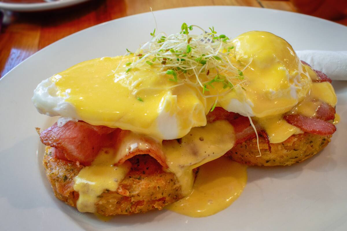 Huevos benedictinos.