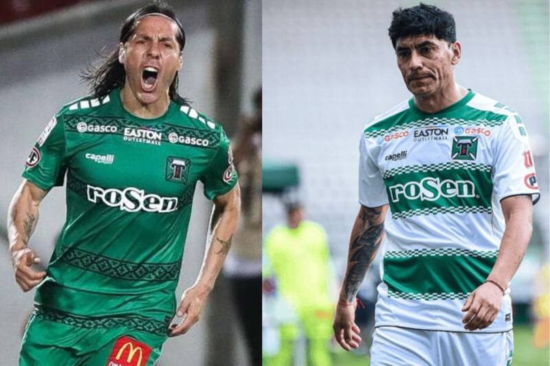 Hugo Droguett y Cristián Canío, referentes de Deportes Temuco.