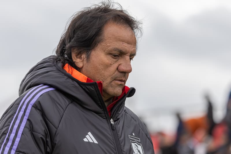 en el partido de Colo Colo vs Palestino. Foto: Felipe Escobedo