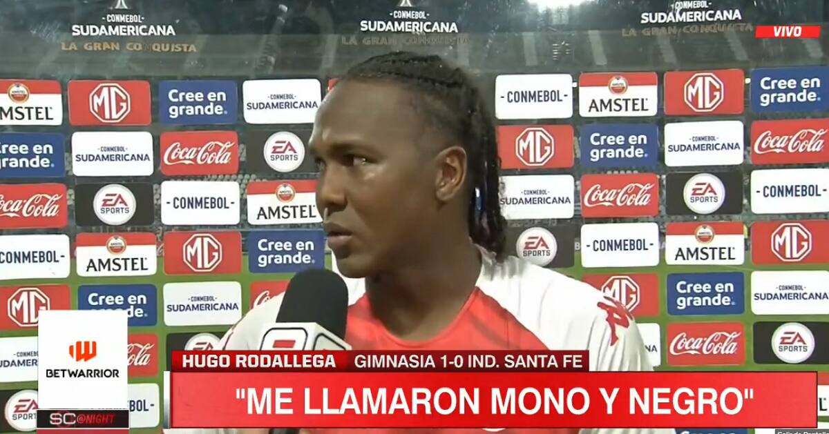 Hugo Rodallega denunció racismo en Copa Sudamericana