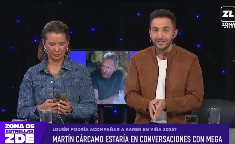 Hugo Valencia afirmó que Martín Cárcamo está en conversaciones con Mega. Créditos: Pantallazo Zona Latina
