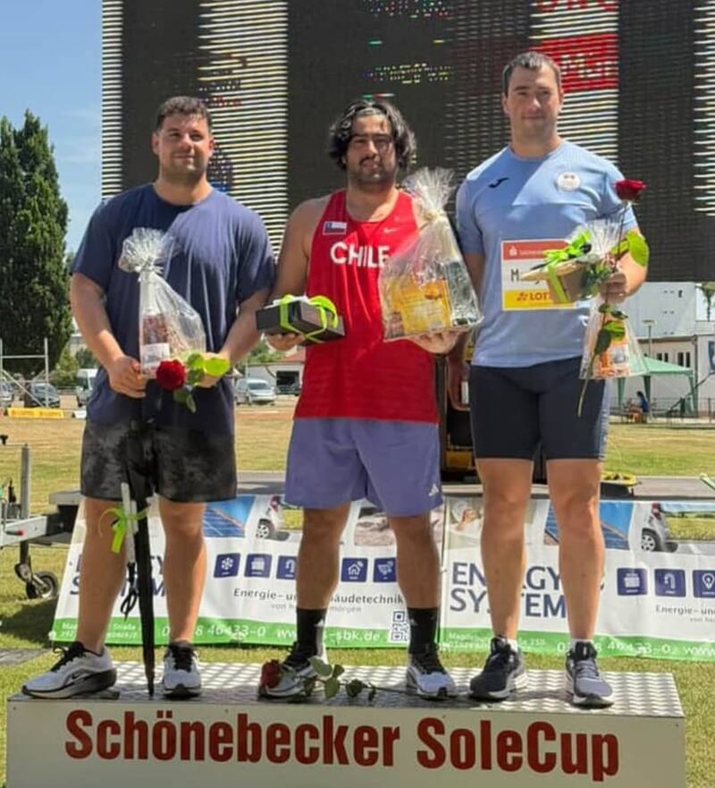 Los martilleros chilenos sacaron oro y plata en el World Continental Tour Bronce de Schönebecker.