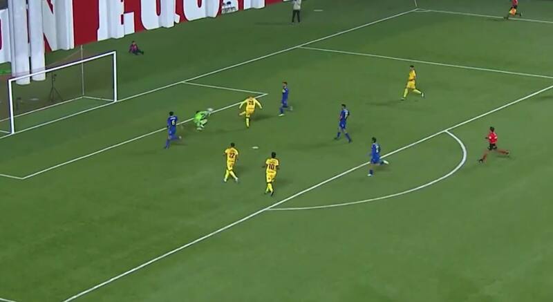 anotó un golazo en San Luis.