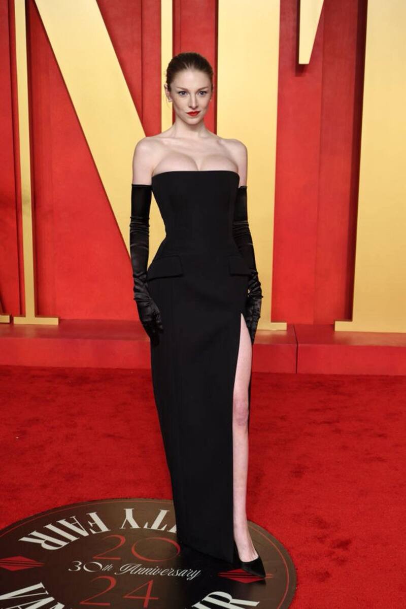 asistió a la fiesta de los premios Oscar de Vanity Fair.