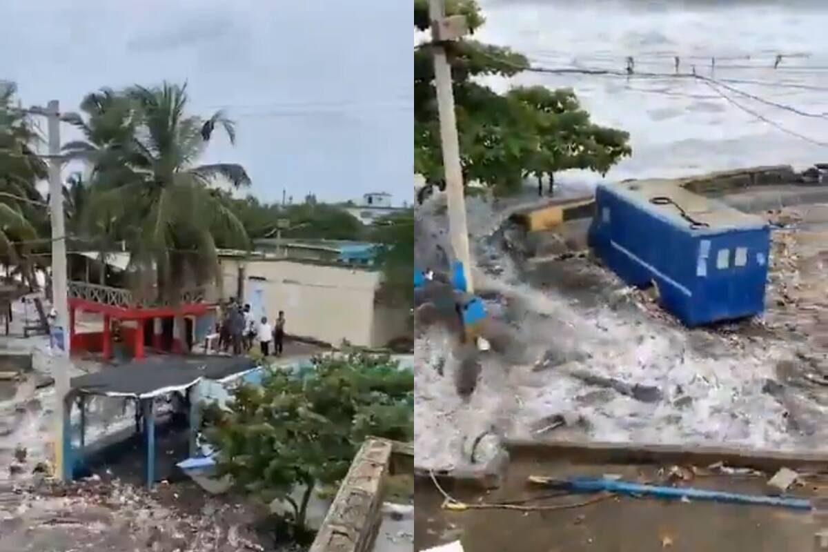 Este afectó el sector costero de Santo Domingo.