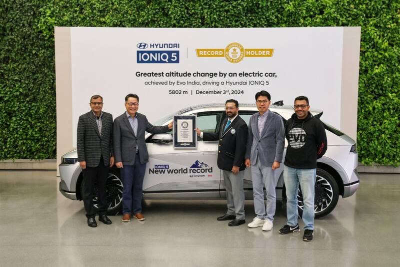 El Hyundai IONIQ 5 entró a los récord Guinness