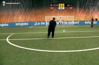 VIDEO | El histórico penal de Ibai Llanos a Iker Casillas en la Kings League