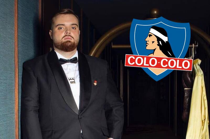 El streamer español incluyó a Colo Colo en una misteriosa publicación.