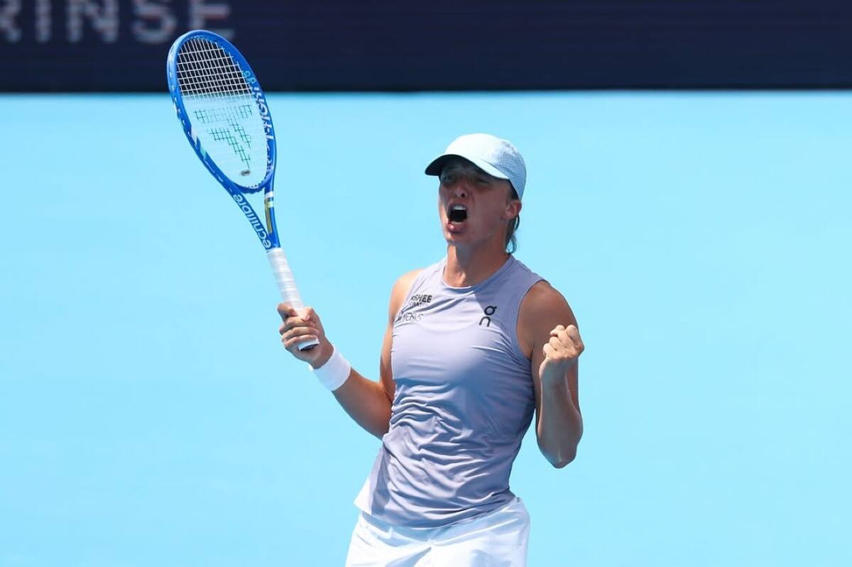 en Cincinnati. Foto: Instagram Iga Swiatek.